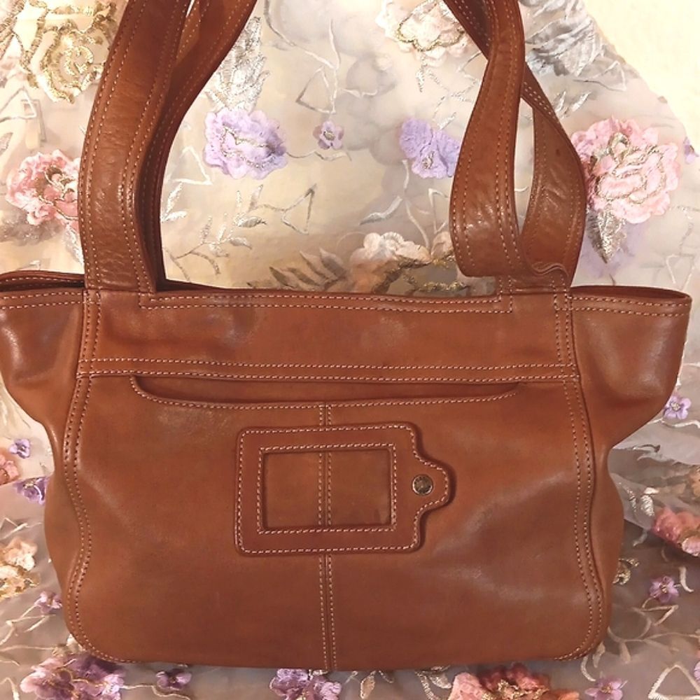 Fossil Leather Bag in Luggage Tan